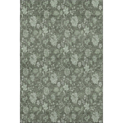 Premium Machine Washable Mayfield AMF680 Olive 9' x 12' Rug