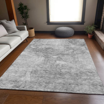 Premium Machine Washable Mayfield AMF688 Gray 9' x 12' Rug