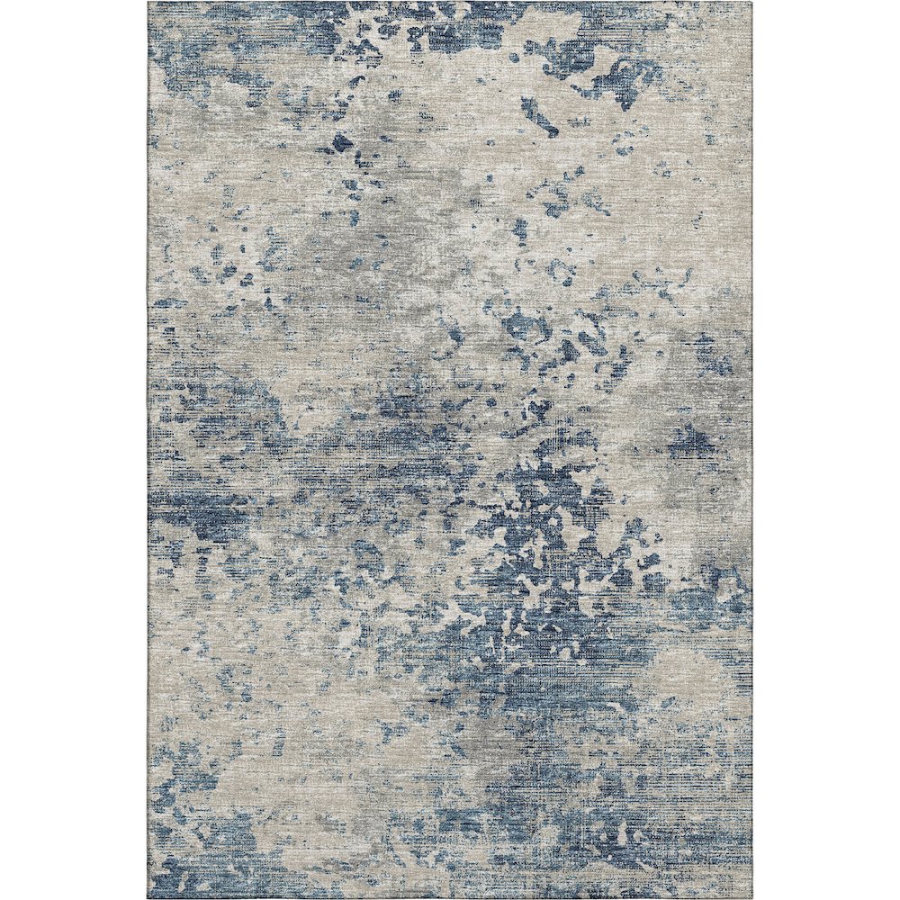 Premium Machine Washable Mayfield  Blue 9' x 12' Rug