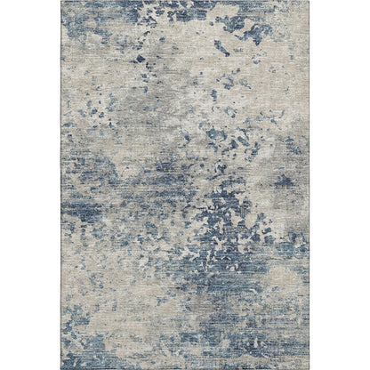 Premium Machine Washable Mayfield  Blue 9' x 12' Rug