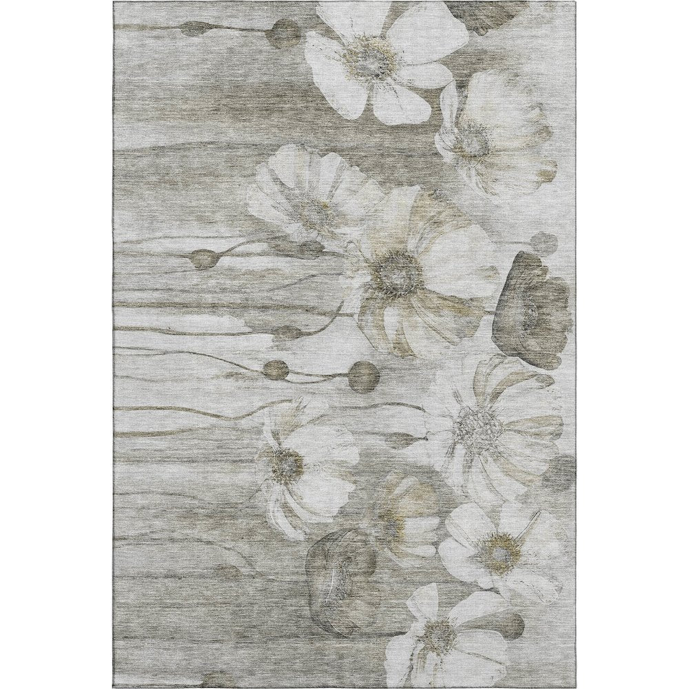 Premium Machine Washable Mayfield AMF712 Taupe 9' x 12' Rug