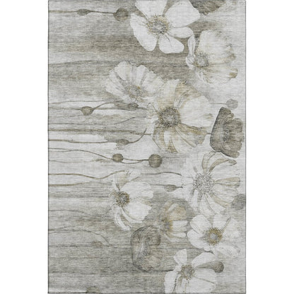 Premium Machine Washable Mayfield AMF712 Taupe 9' x 12' Rug