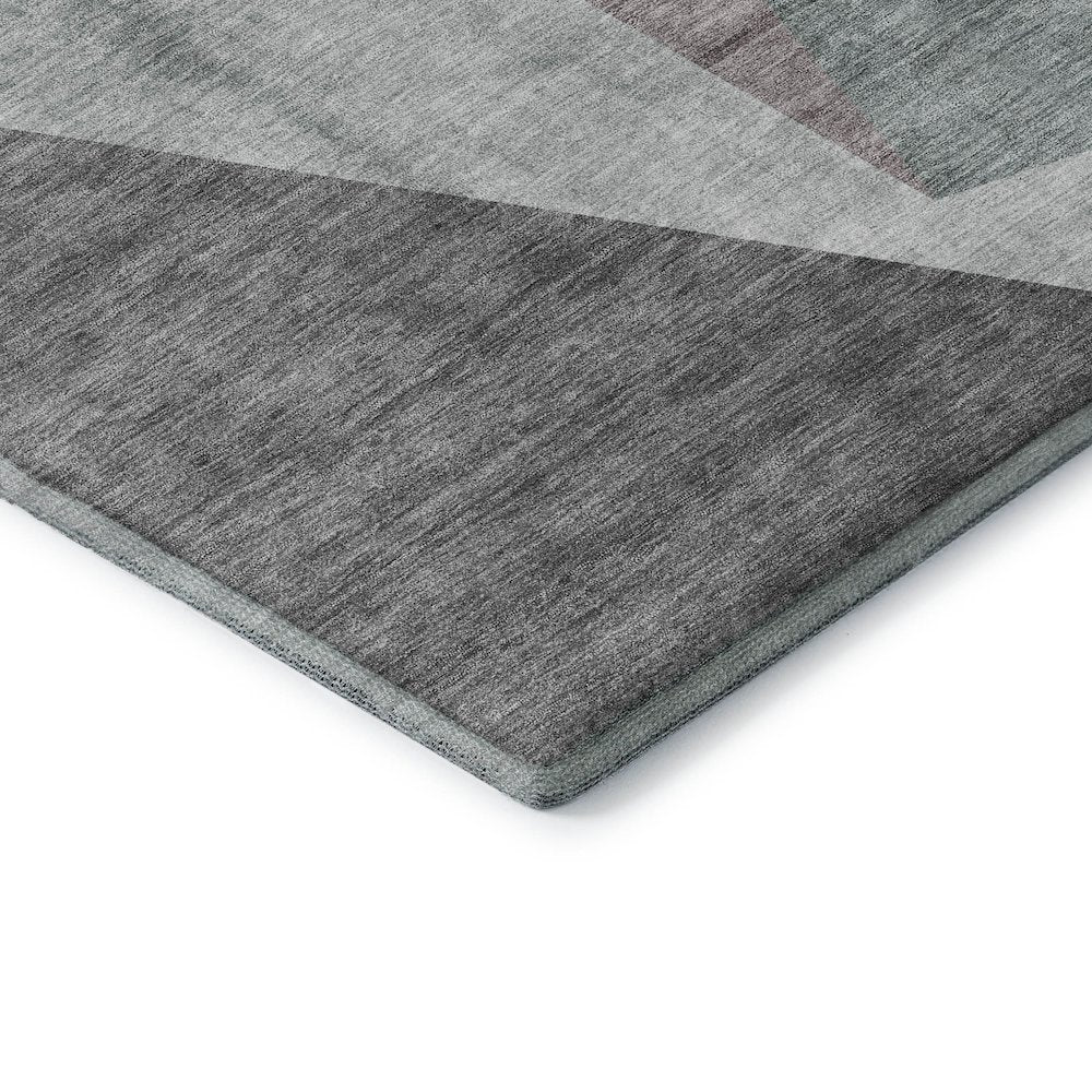 Premium Machine Washable Mayfield AMF716 Teal 5' x 7'6" Rug