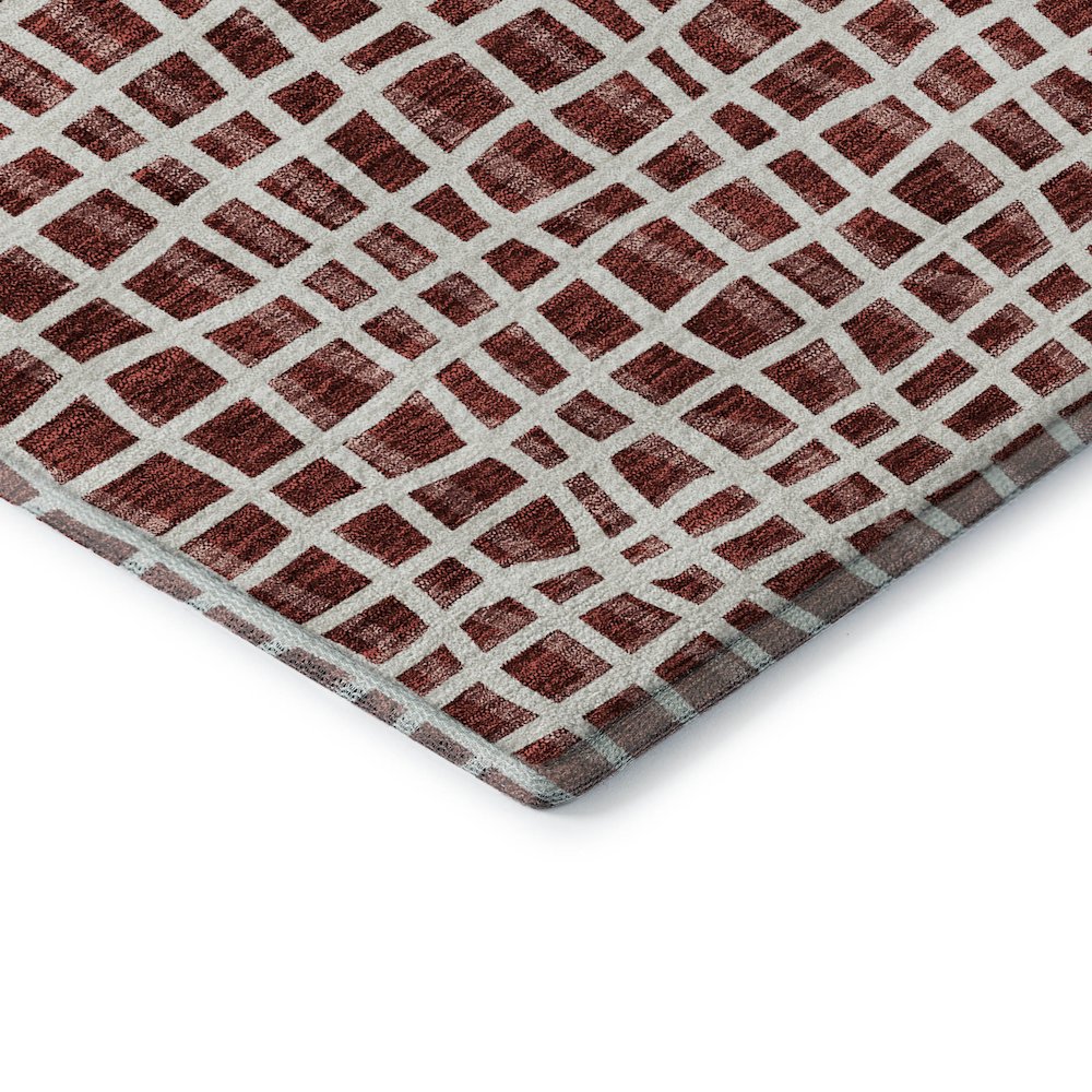 Premium Machine Washable Mayfield AMF729 Burgundy 5' x 7'6" Rug