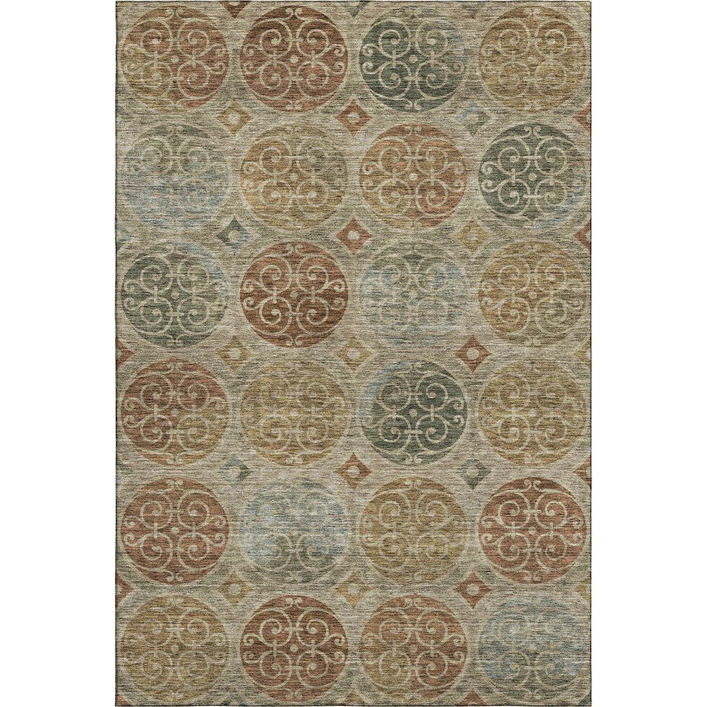 Premium Machine Washable Mayfield AMF738 Taupe 9' x 12' Rug