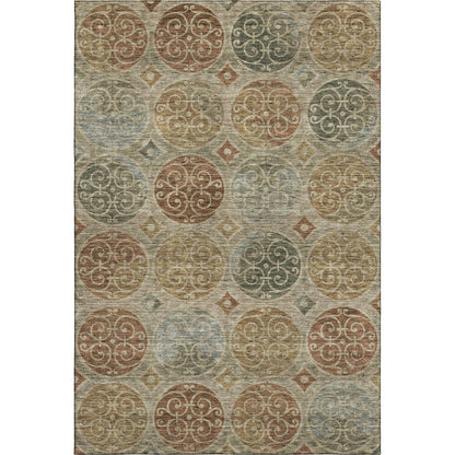 Premium Machine Washable Mayfield AMF738 Taupe 9' x 12' Rug