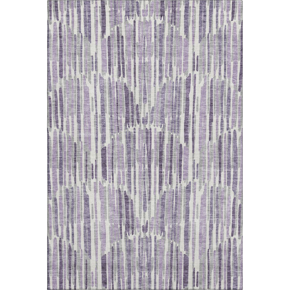 Premium Machine Washable Mayfield AMF739 Purple 9' x 12' Rug