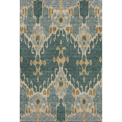 Premium Machine Washable Mayfield AMF748 Cactus 9' x 12' Rug