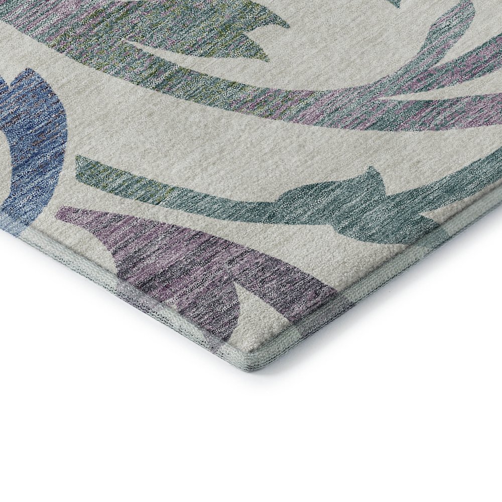 Premium Machine Washable Mayfield AMF764 White 5' x 7'6" Rug