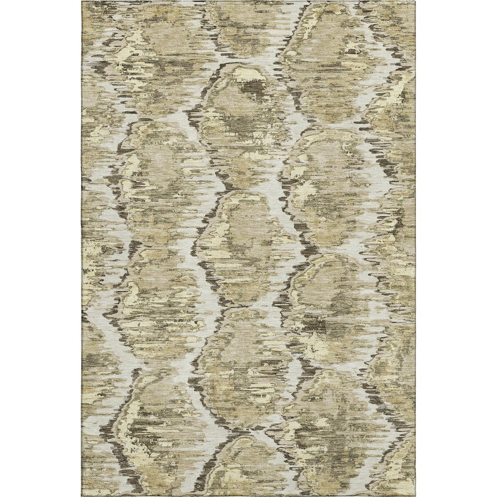 Premium Machine Washable Mayfield AMF767 Taupe 9' x 12' Rug