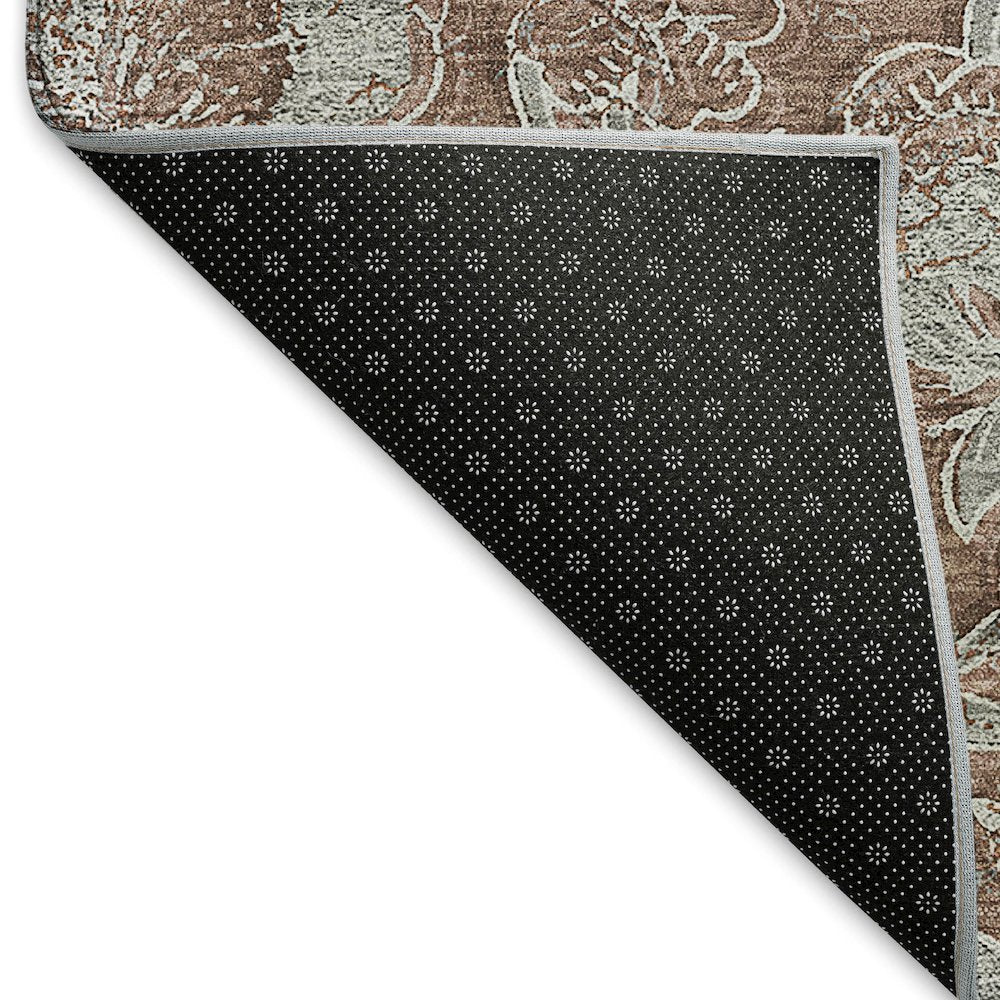 Premium Machine Washable Mayfield AMF771 Terracotta 5' x 7'6" Rug