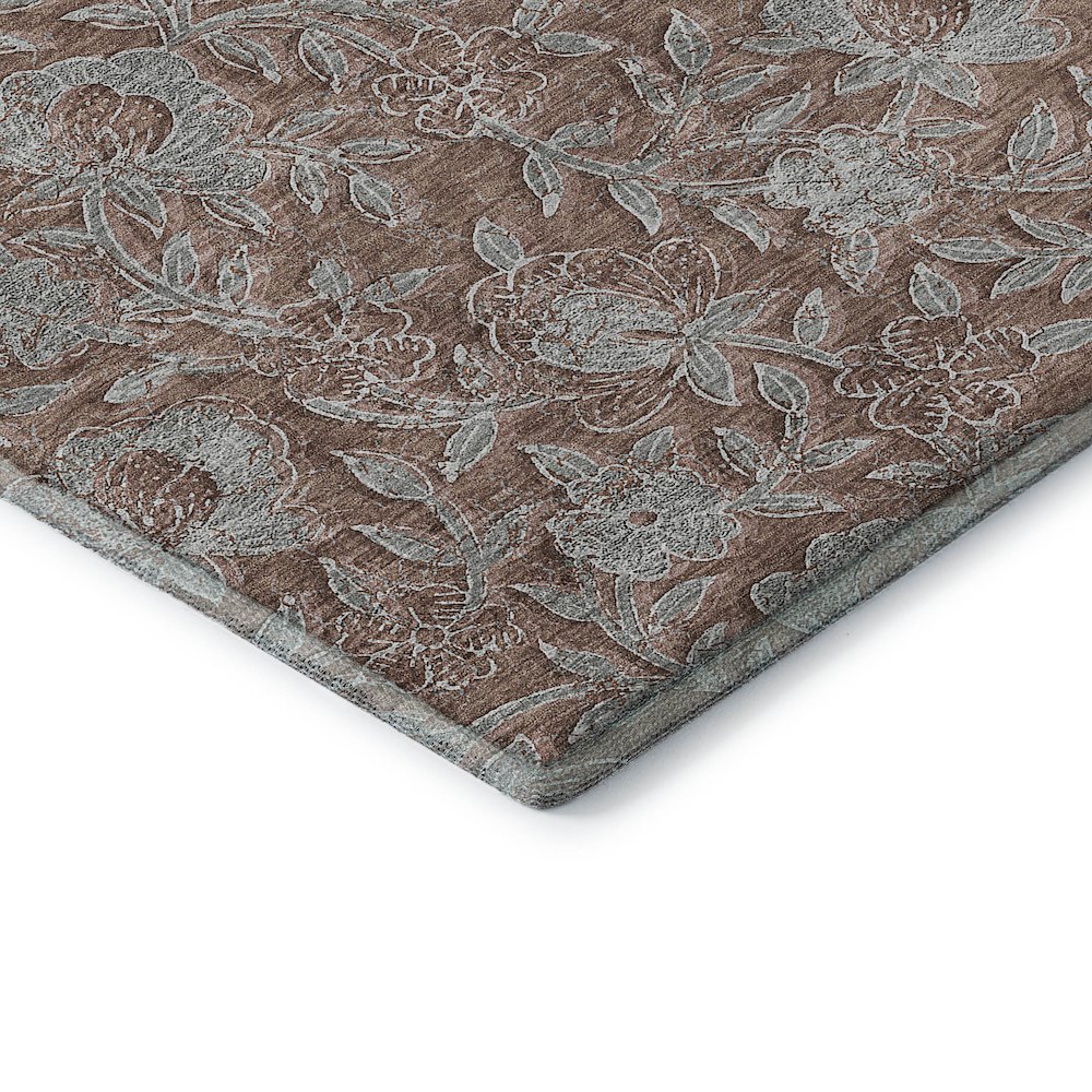 Premium Machine Washable Mayfield AMF771 Terracotta 5' x 7'6" Rug