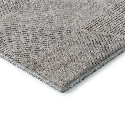 Premium Machine Washable Mayfield AMF777 Taupe 5' x 7'6" Rug