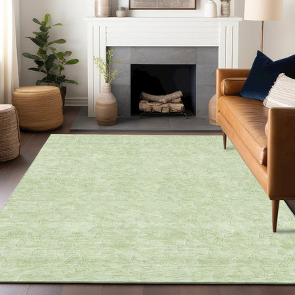 Premium Machine Washable Mayfield AMF782 Aloe 9' x 12' Rug