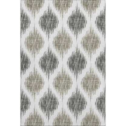 Premium Machine Washable Mayfield AMF848 Taupe 9' x 12' Rug