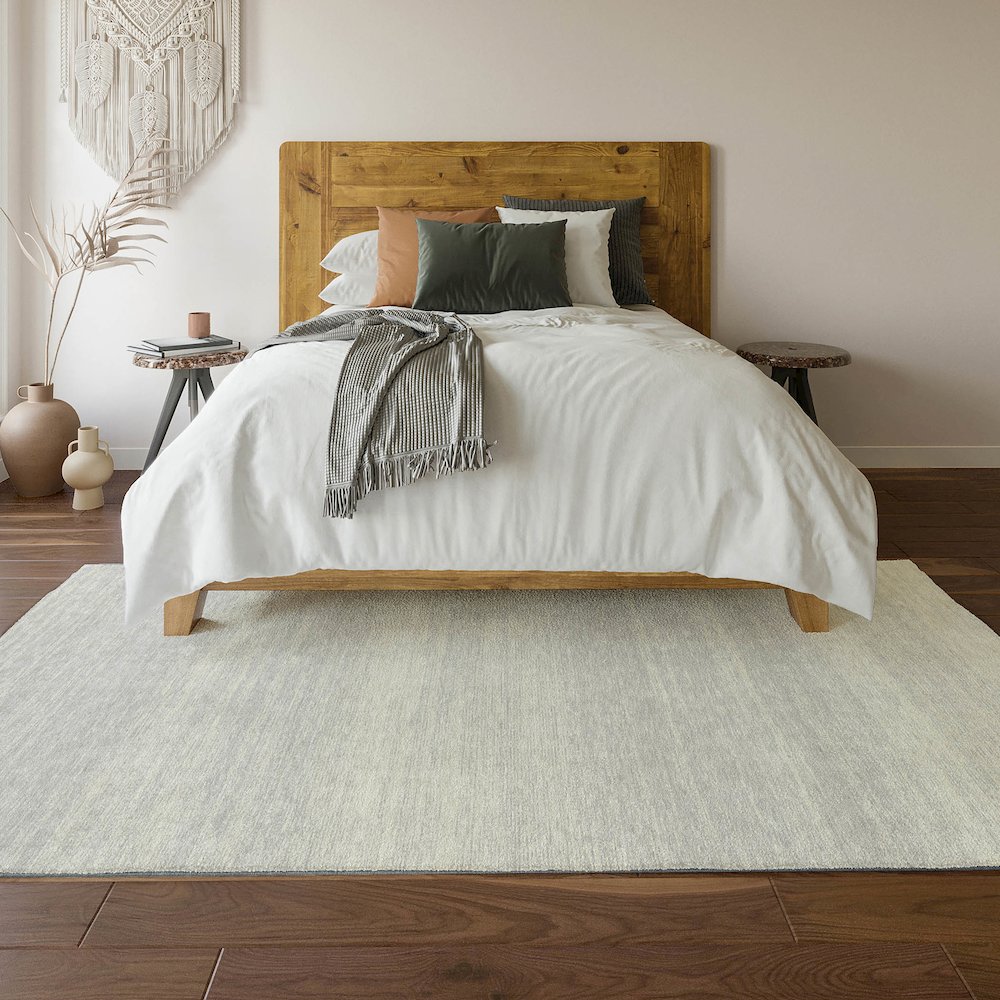 Premium Machine Washable Mayfield AMF859 Silver 9' x 12' Rug