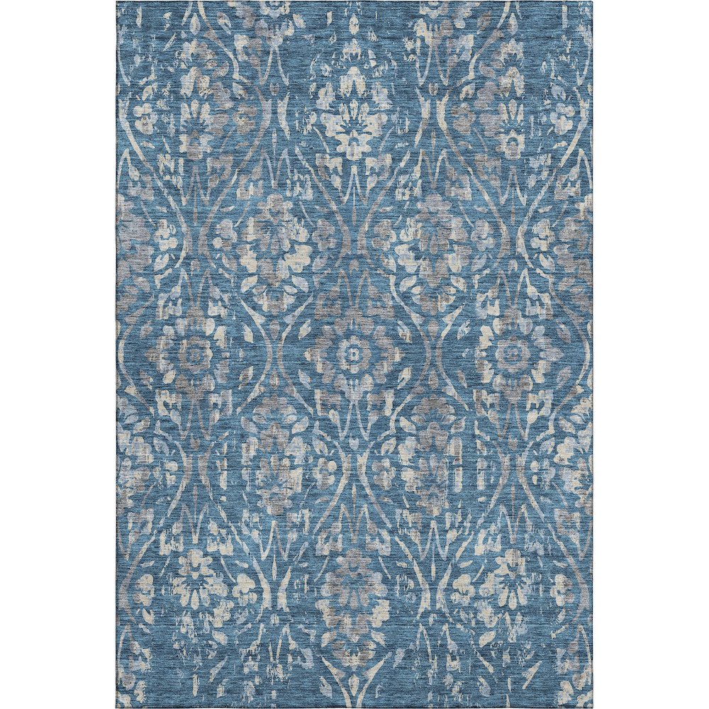 Premium Machine Washable Mayfield AMF868 Blue 9' x 12' Rug
