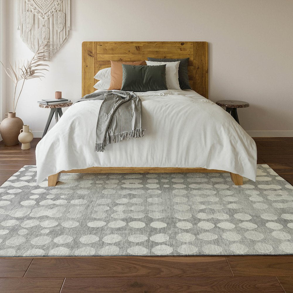Premium Machine Washable Mayfield AMF869 Gray 9' x 12' Rug