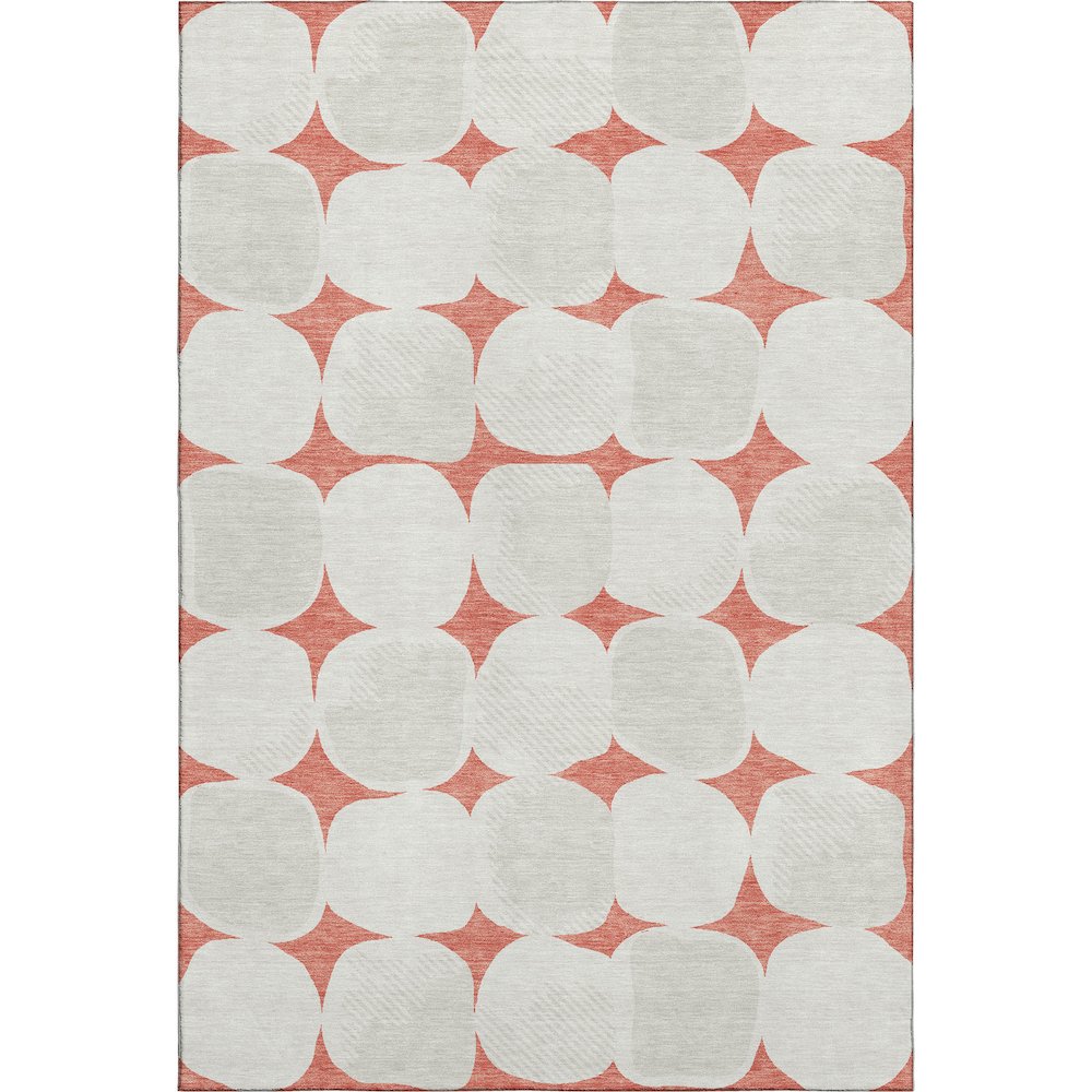 Premium Machine Washable Mayfield AMF870 Salmon 9' x 12' Rug