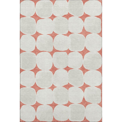 Premium Machine Washable Mayfield AMF870 Salmon 9' x 12' Rug