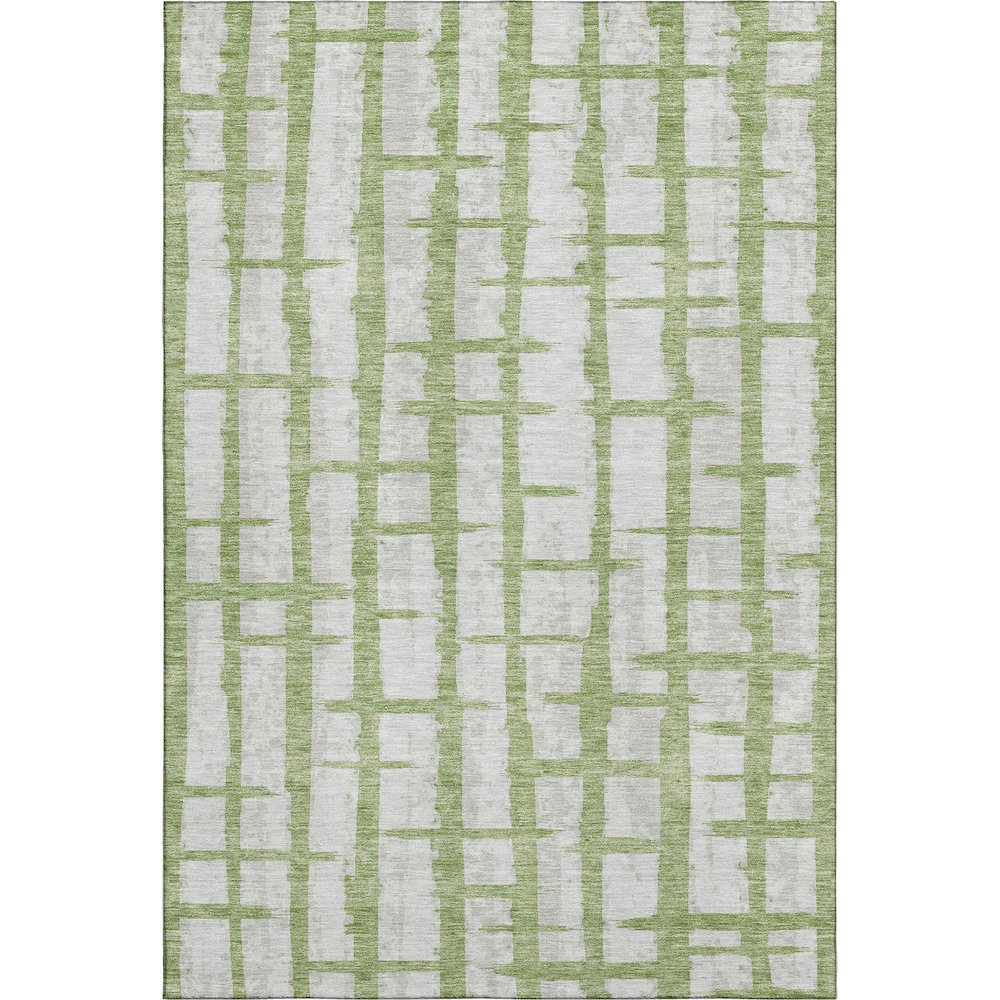 Premium Machine Washable Mayfield AMF872 Green 9' x 12' Rug