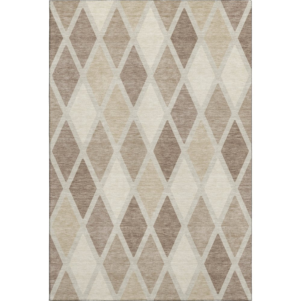 Premium Machine Washable Mayfield AMF887 Taupe 9' x 12' Rug