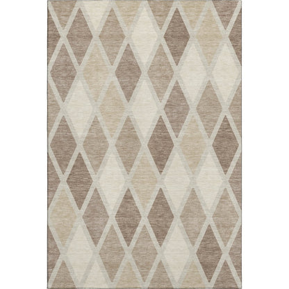 Premium Machine Washable Mayfield AMF887 Taupe 9' x 12' Rug