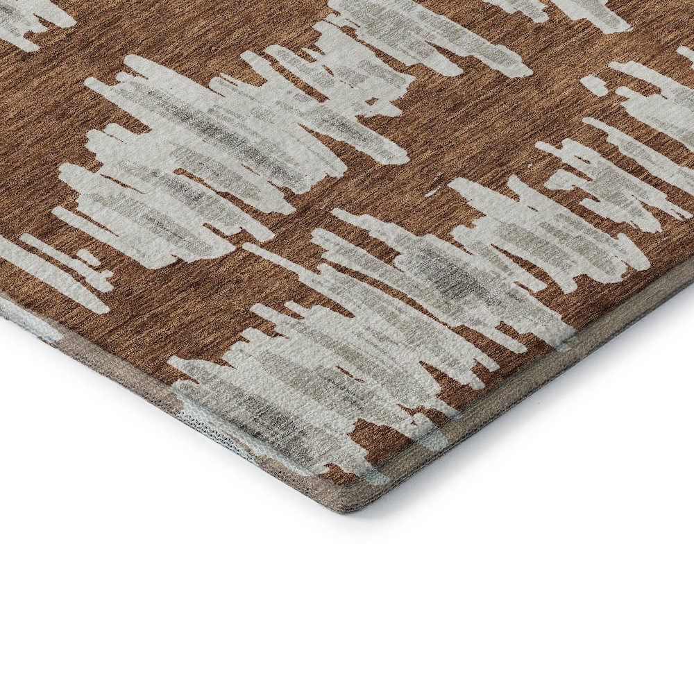 Premium Machine Washable Mayfield AMF905 Paprika 5' x 7'6" Rug
