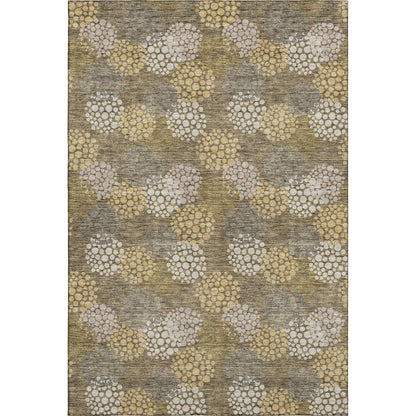 Premium Machine Washable Mayfield AMF908 Brown 9' x 12' Rug