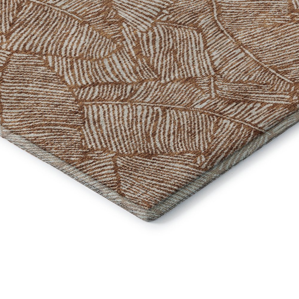 Premium Machine Washable Mayfield AMF913 Paprika 5' x 7'6" Rug