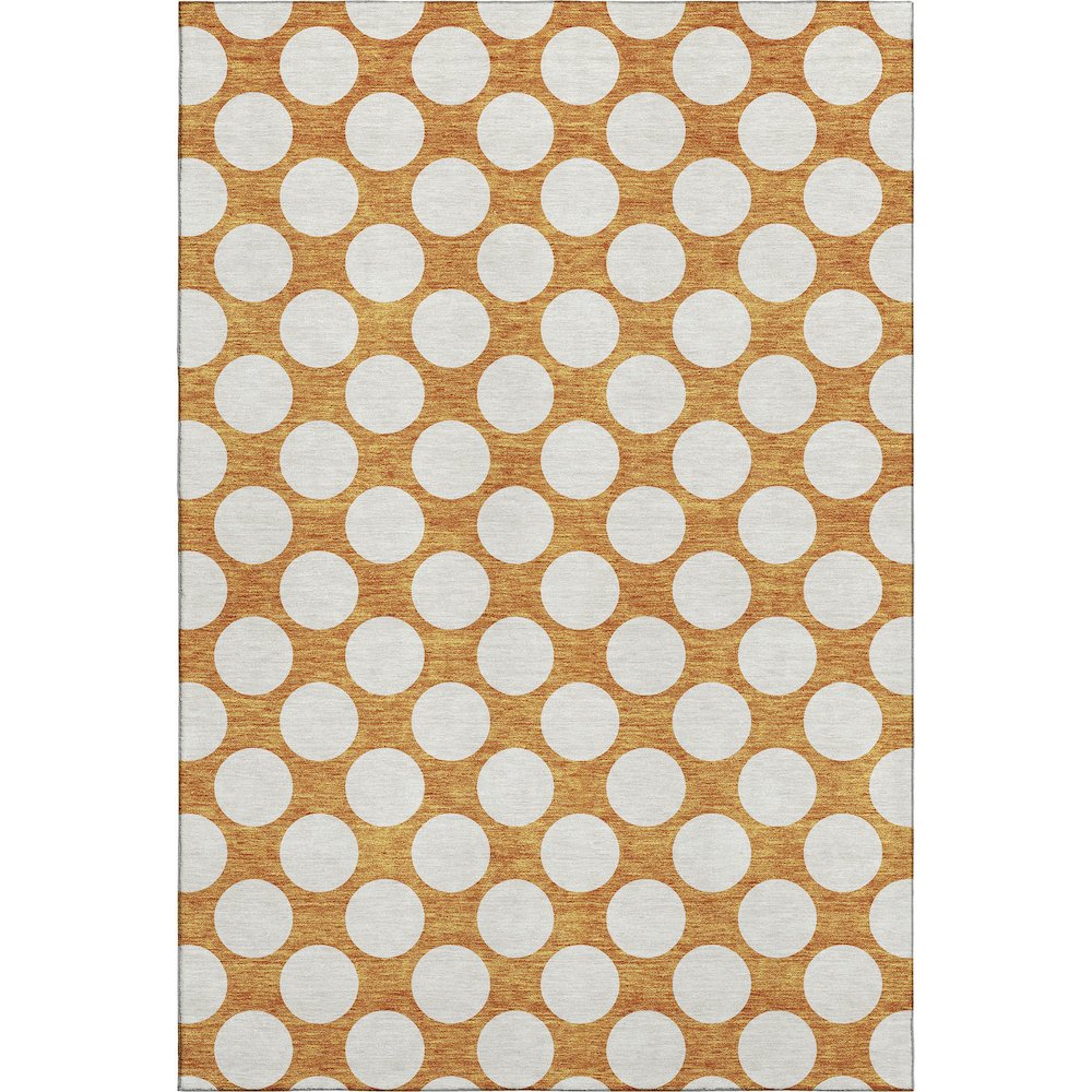 Premium Machine Washable Mayfield AMF921 Orange 9' x 12' Rug