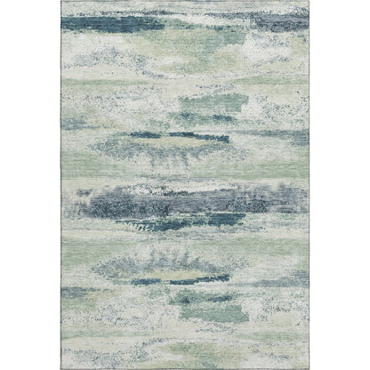 Premium Machine Washable Mayfield AMF942 Mint 9' x 12' Rug