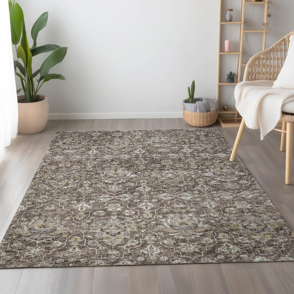 Premium Machine Washable Mayfield  Driftwood 9' x 12' Rug