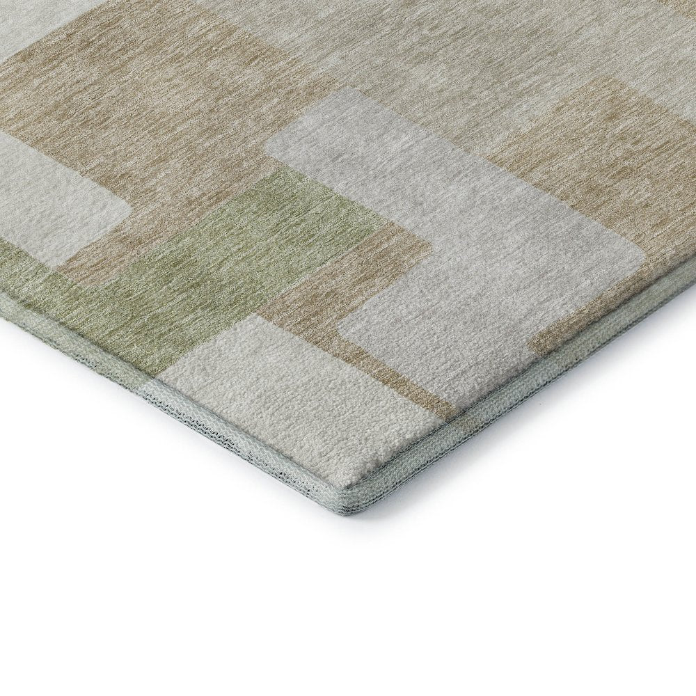 Premium Machine Washable Mayfield AMF955 Beige 5' x 7'6" Rug
