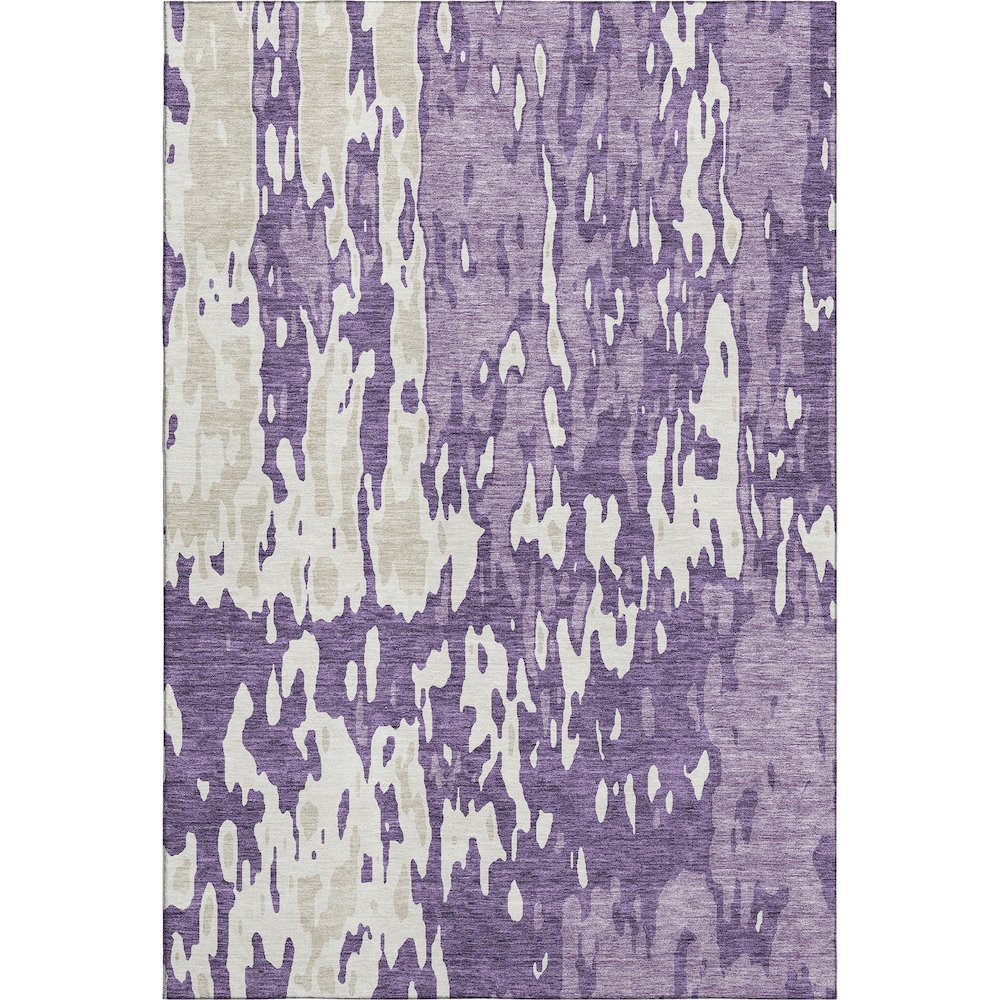 Premium Machine Washable Mayfield AMF957 Purple 9' x 12' Rug