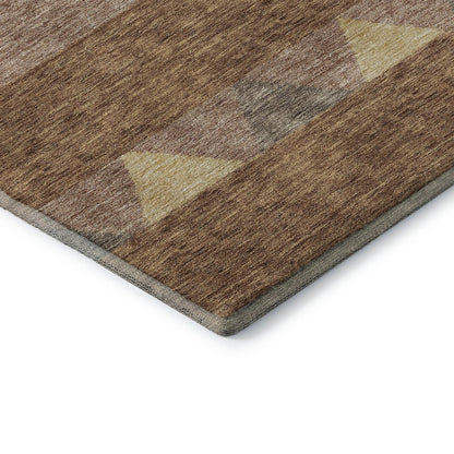 Premium Machine Washable Mayfield AMF965 Paprika 5' x 7'6" Rug