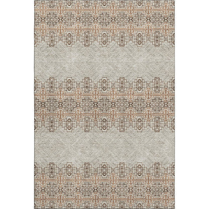 Premium Machine Washable Mayfield AMF970 Brown 9' x 12' Rug