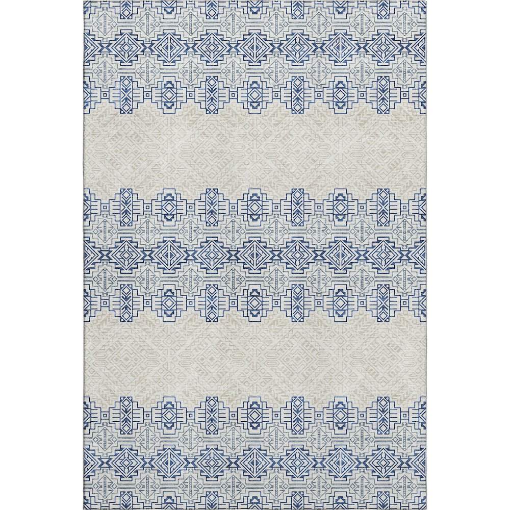 Premium Machine Washable Mayfield AMF970 Navy 9' x 12' Rug