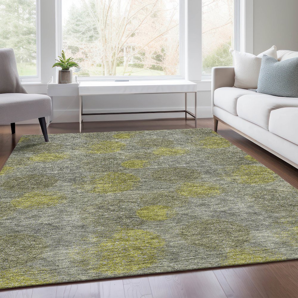 Premium Machine Washable Mayfield AMF977 Gray 9' x 12' Rug