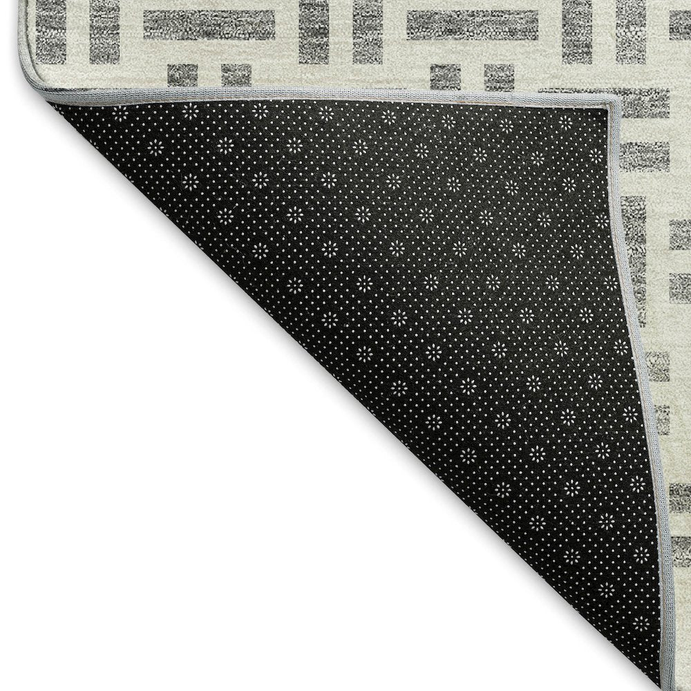 Premium Machine Washable Mayfield AMF978 Gray 5' x 7'6" Rug