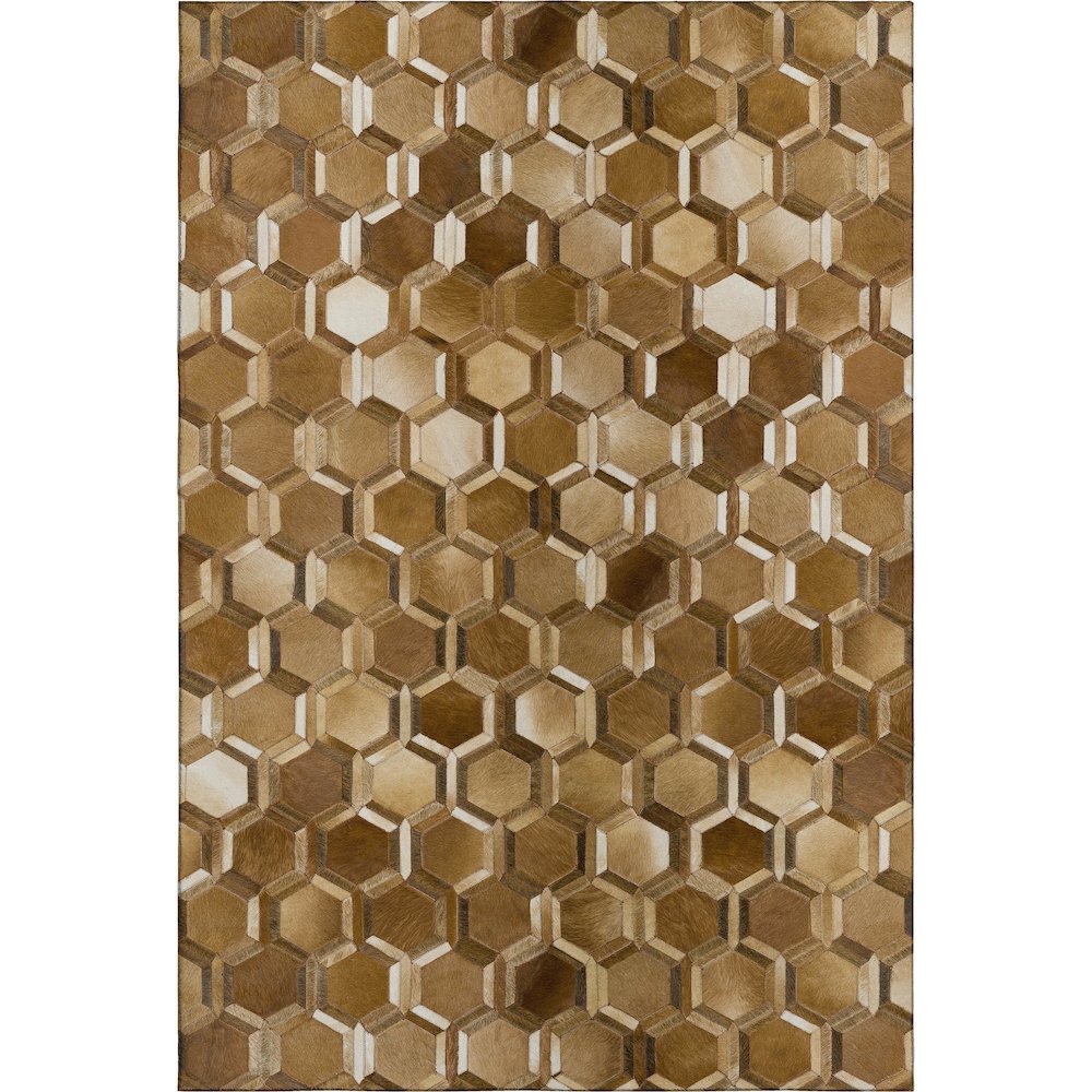 Premium Machine Washable Mayfield  Brown 9' x 12' Rug