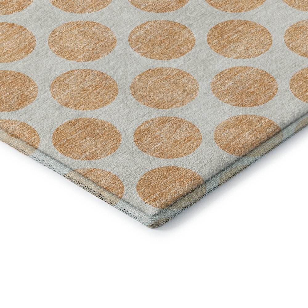 Premium Machine Washable Mayfield AMF980 Peach 5' x 7'6" Rug
