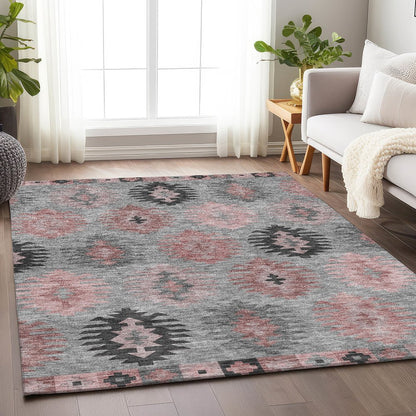 Premium Machine Washable Mayfield AMF983 Gray 9' x 12' Rug