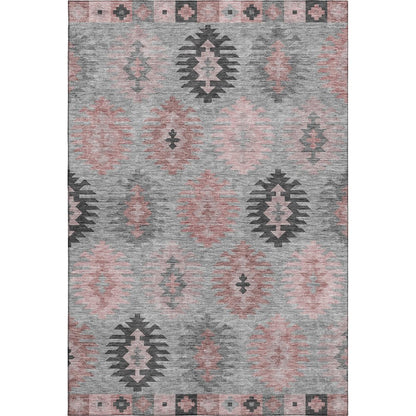 Premium Machine Washable Mayfield AMF983 Gray 9' x 12' Rug