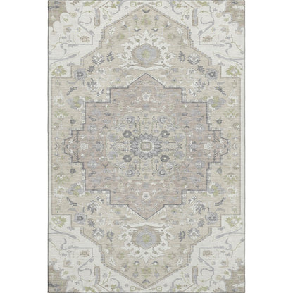 Premium Machine Washable Mayfield AMF985 Ivory 9' x 12' Rug