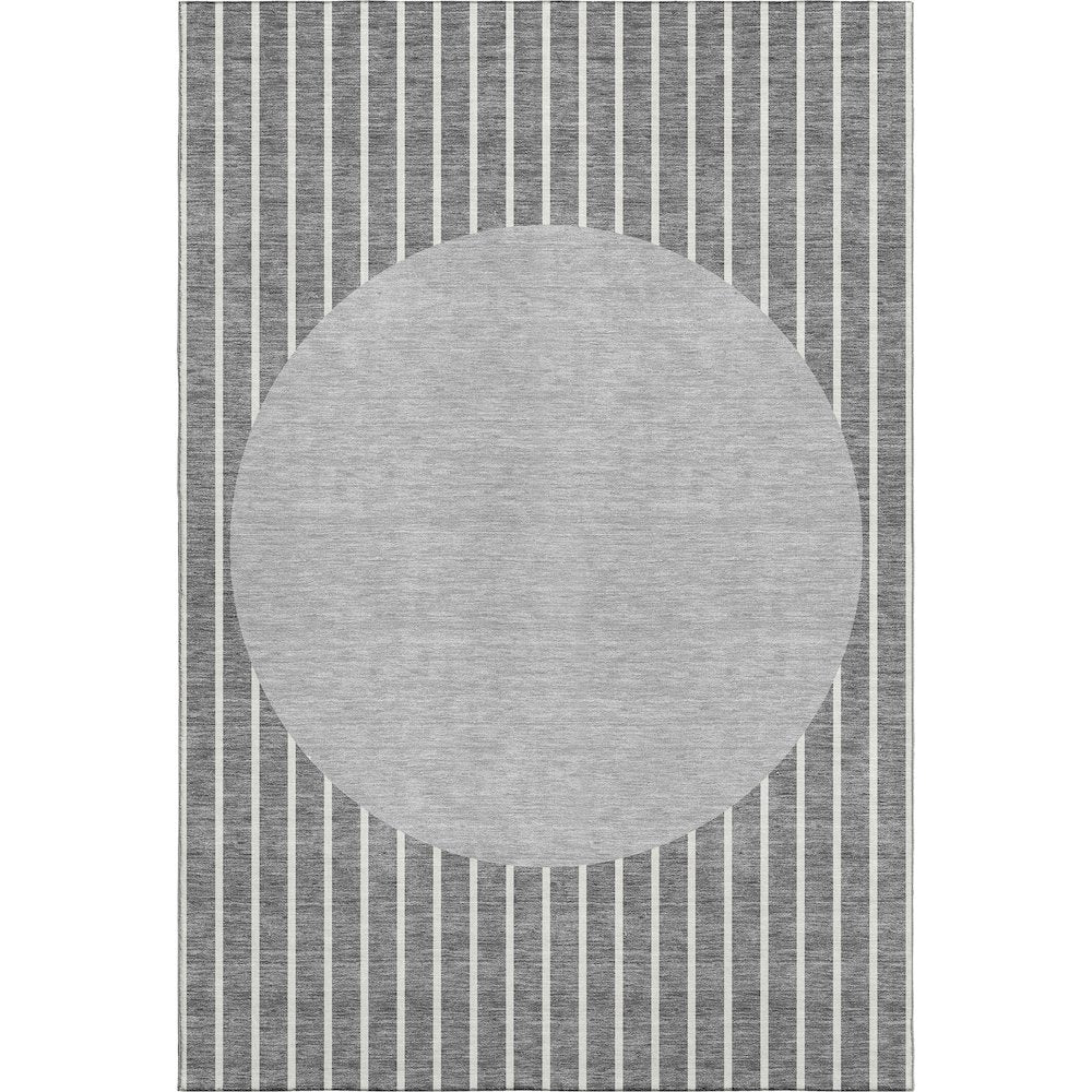 Premium Machine Washable Mayfield AMF994 Gray 9' x 12' Rug