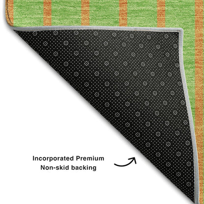 Premium Machine Washable Mayfield AMF994 Lime 5' x 7'6" Rug