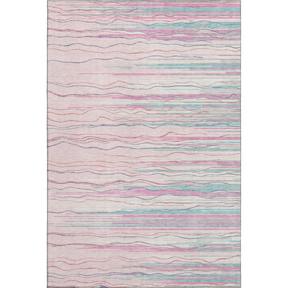 Premium Machine Washable Mayfield AMF996 Pink 9' x 12' Rug