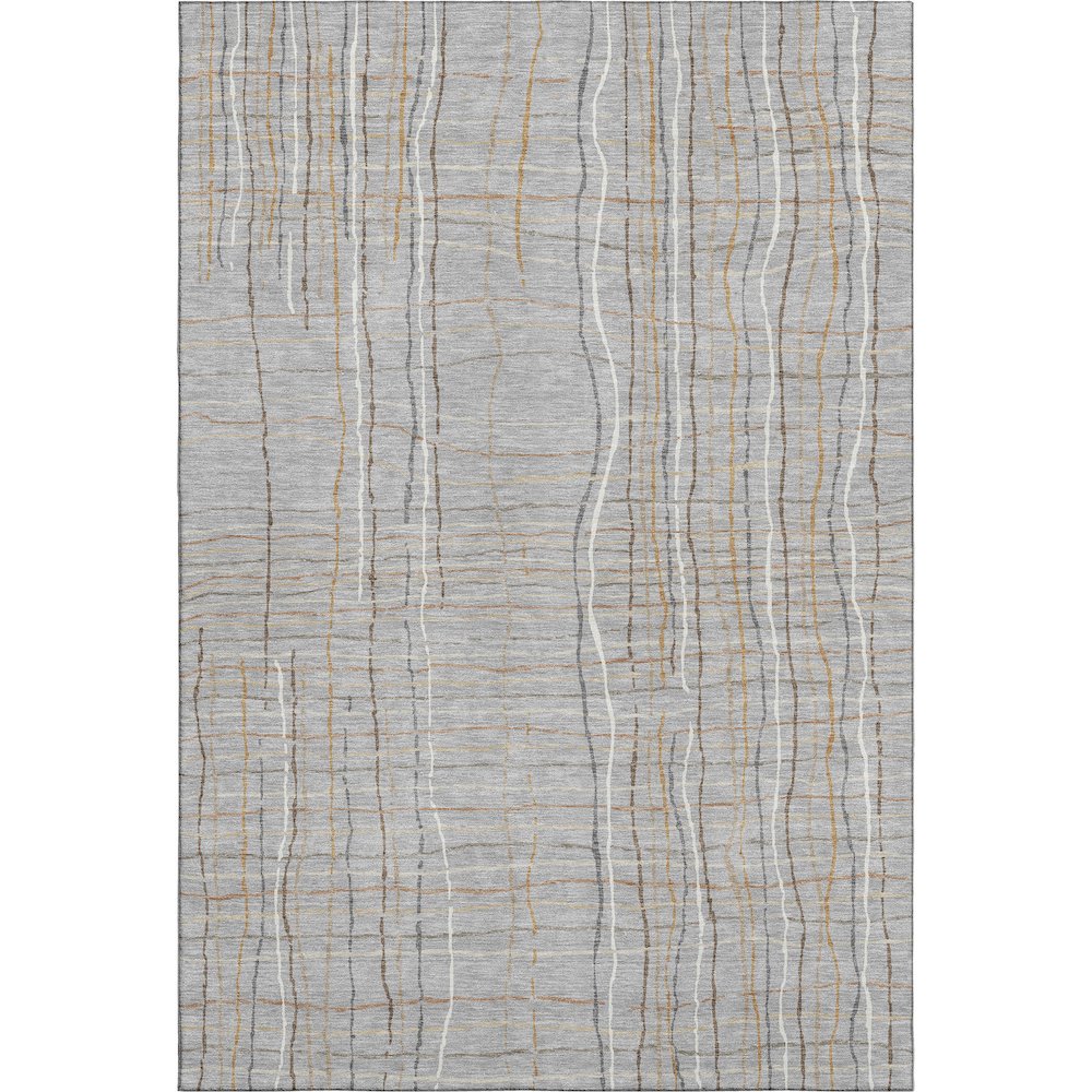 Premium Machine Washable Mayfield AMF998 Gray 9' x 12' Rug