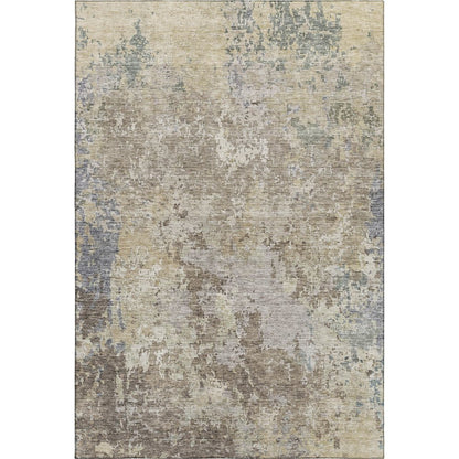 Luxury Washable Indoor/Outdoor Bresca Beige 9' x 12' Rug